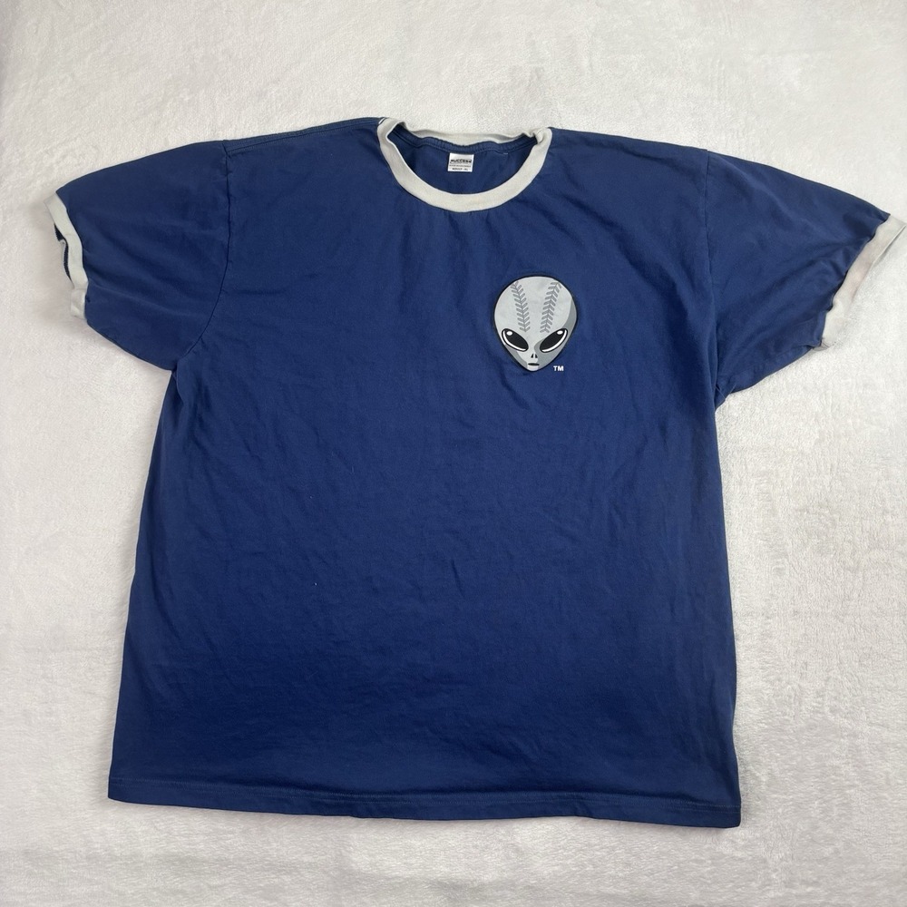 Las Vegas Aviators 51's Minors Baseball Blue Ringer Shirt Men's XL